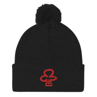 Red Chef Pom-Pom Beanie