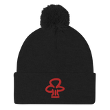 Red Chef Pom-Pom Beanie