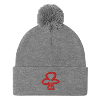 Red Chef Pom-Pom Beanie