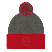 Red Chef Pom-Pom Beanie