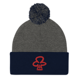 Red Chef Pom-Pom Beanie