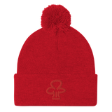 Red Chef Pom-Pom Beanie