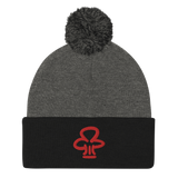 Red Chef Pom-Pom Beanie