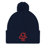 Red Chef Pom-Pom Beanie